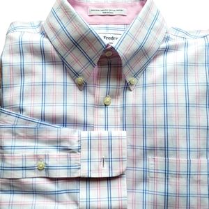 🆕️ Paul Frederick Tattersall Dress Shirt NWOT